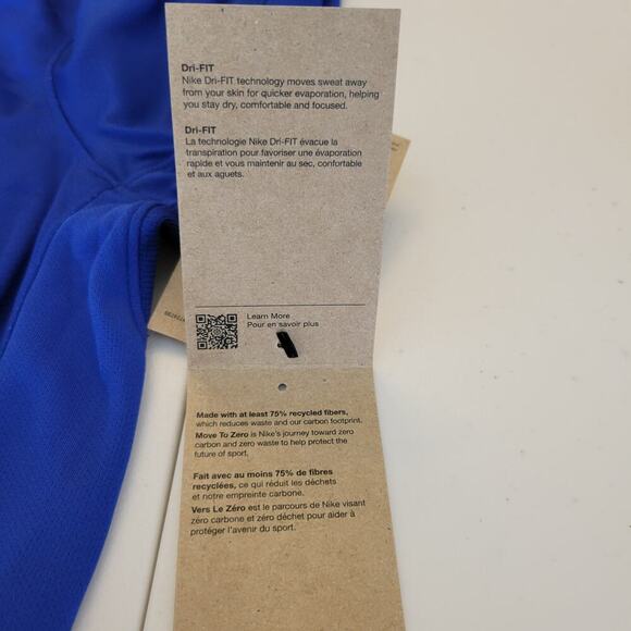 Nike USA 2024 Home Soccer Jersey Womens Large Blue Red Dri Fit Wicking Stretch - Picture 8 of 9